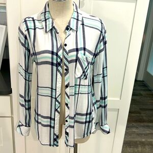 Rails long sleeve flannel style shirt. small. So cute